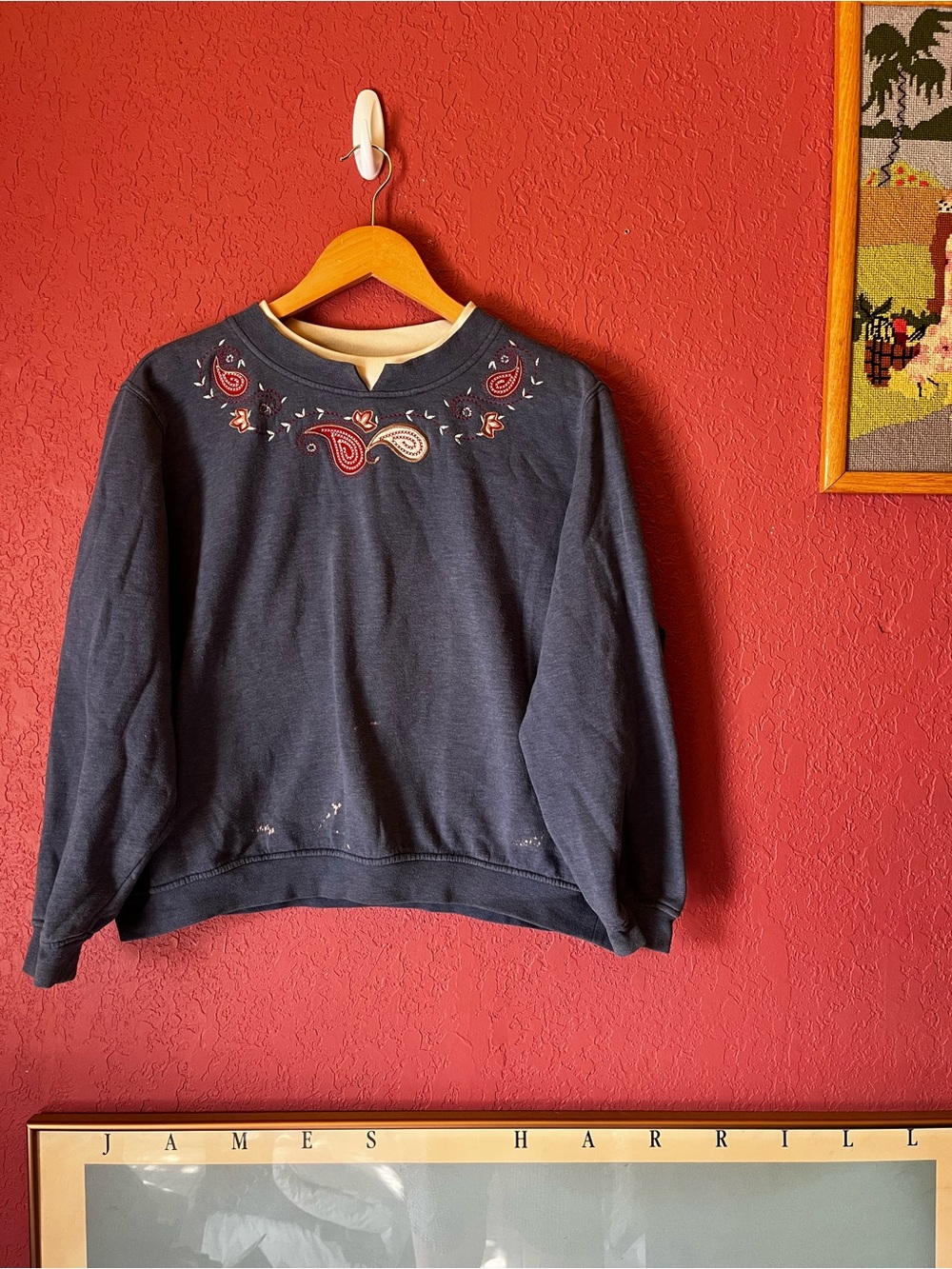 Vintage Embroidered Sweatshirt